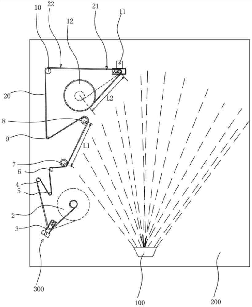 Double-sided reciprocating film coating device