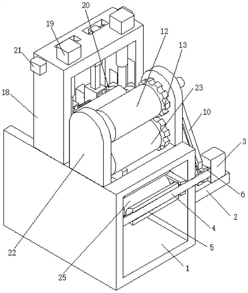 Embossing machine for producing anti-counterfeiting mark type cigarette aluminum-foil paper