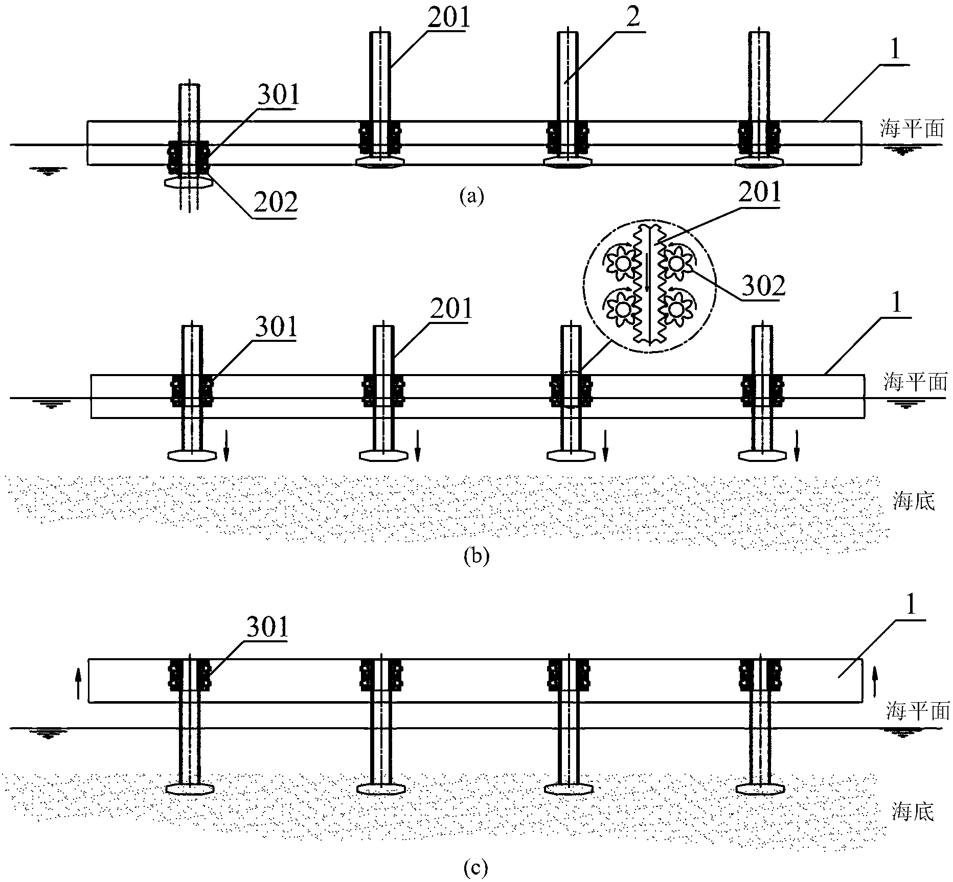 Artificial island manufacture method