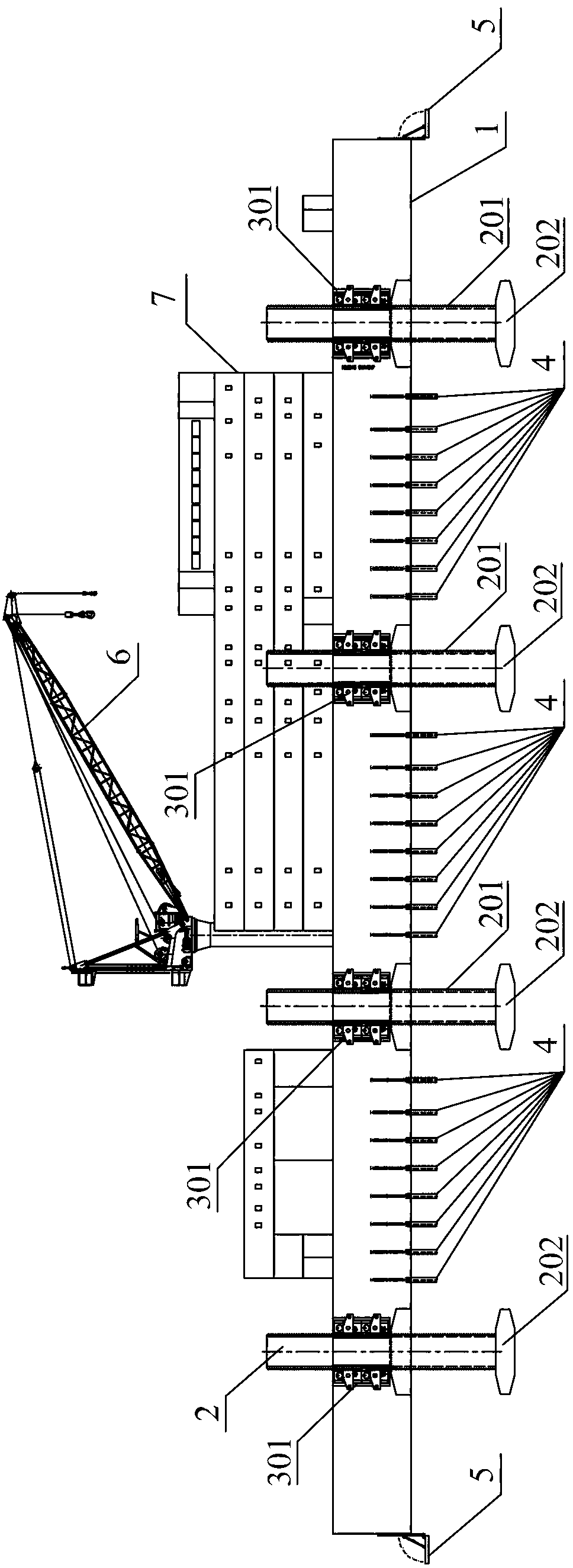 Artificial island manufacture method