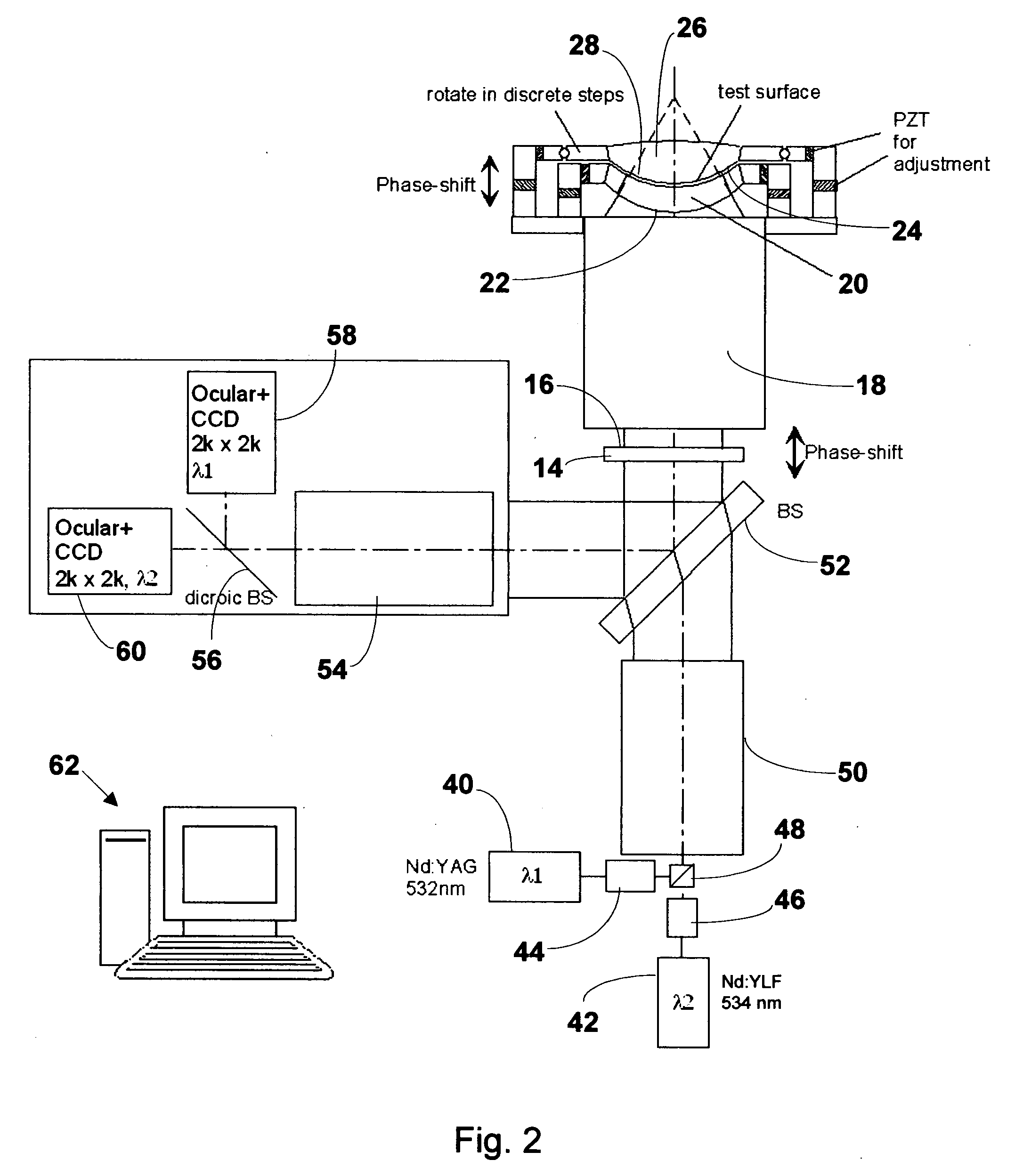 Reconfigurable interferometer system