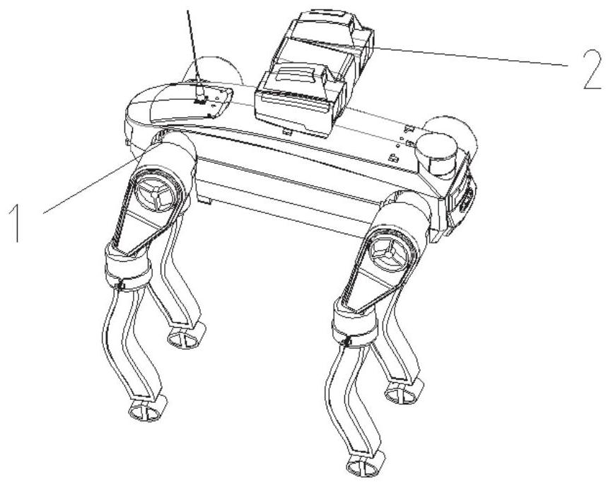 Transformer substation foot-type robot, inspection system and method