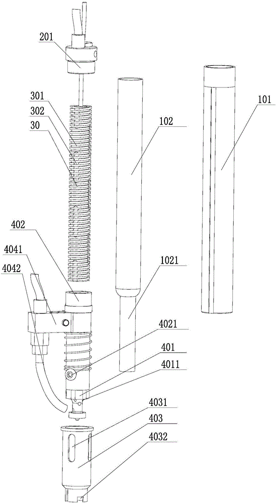 Sealed type hot gas welding unit and plastic welding equipment comprising same