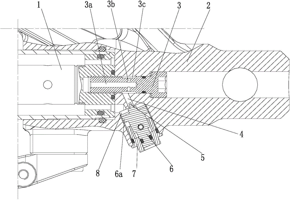 Adjustment assembly for shock absorbing damping