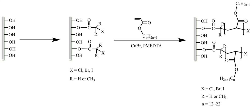 A method and application for preparing gn@cellulose-based solid-solid phase change fibers in different phases