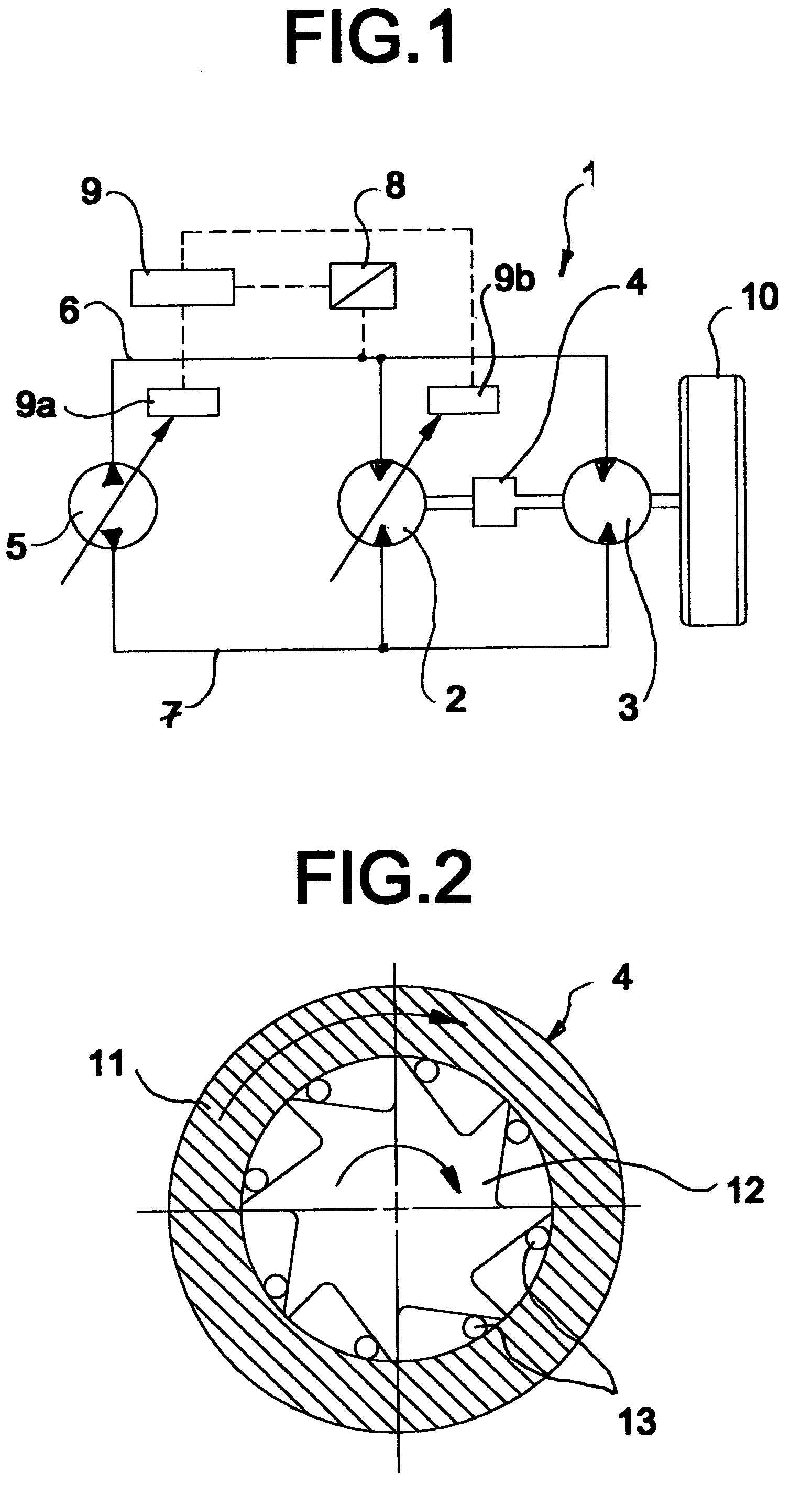 Hydrostatic multi-motor drive