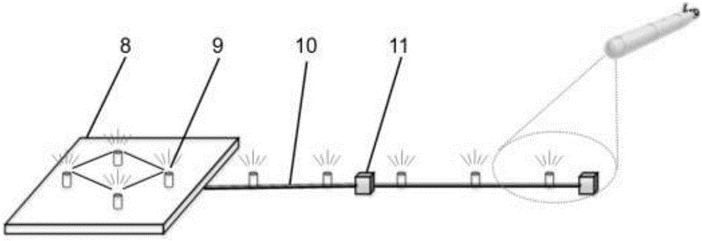 Optical guiding recovery system of autonomous underwater robot and recovery method of optical guiding recovery system