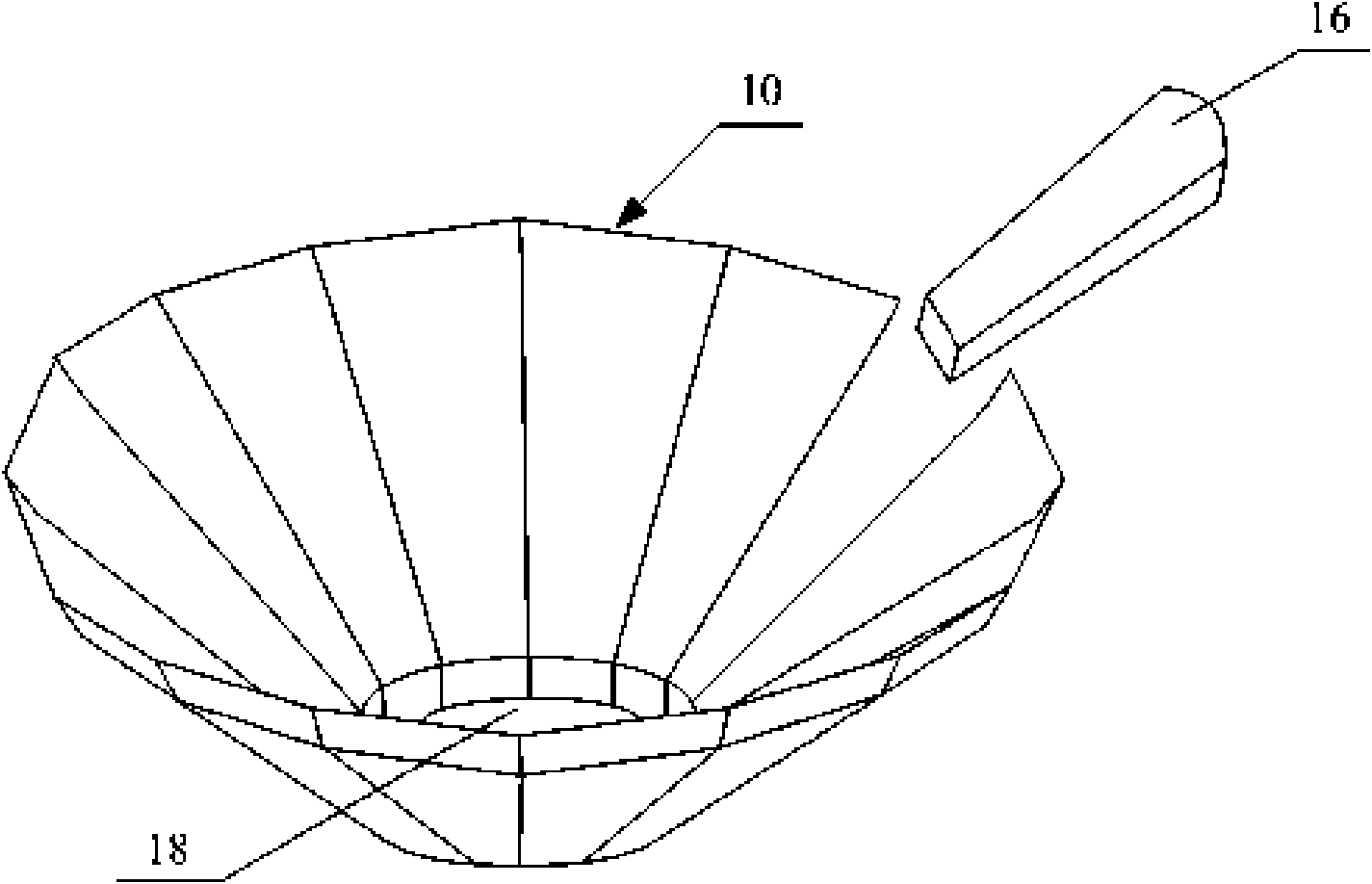 Integrally closed energy-saving gas cooker