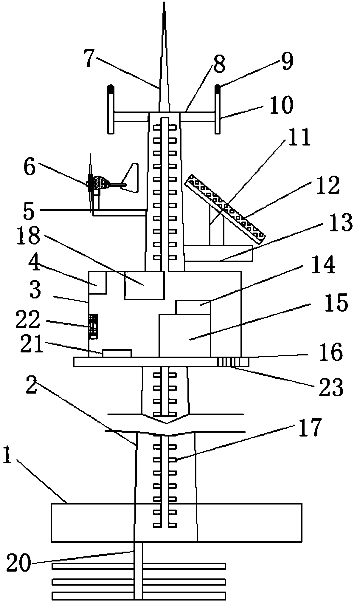 Outdoor signal transmitting base station based on network technology service