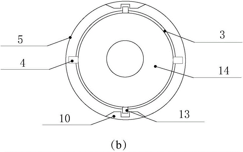 Self-stabilizing launching device for probe launching from lunar surface