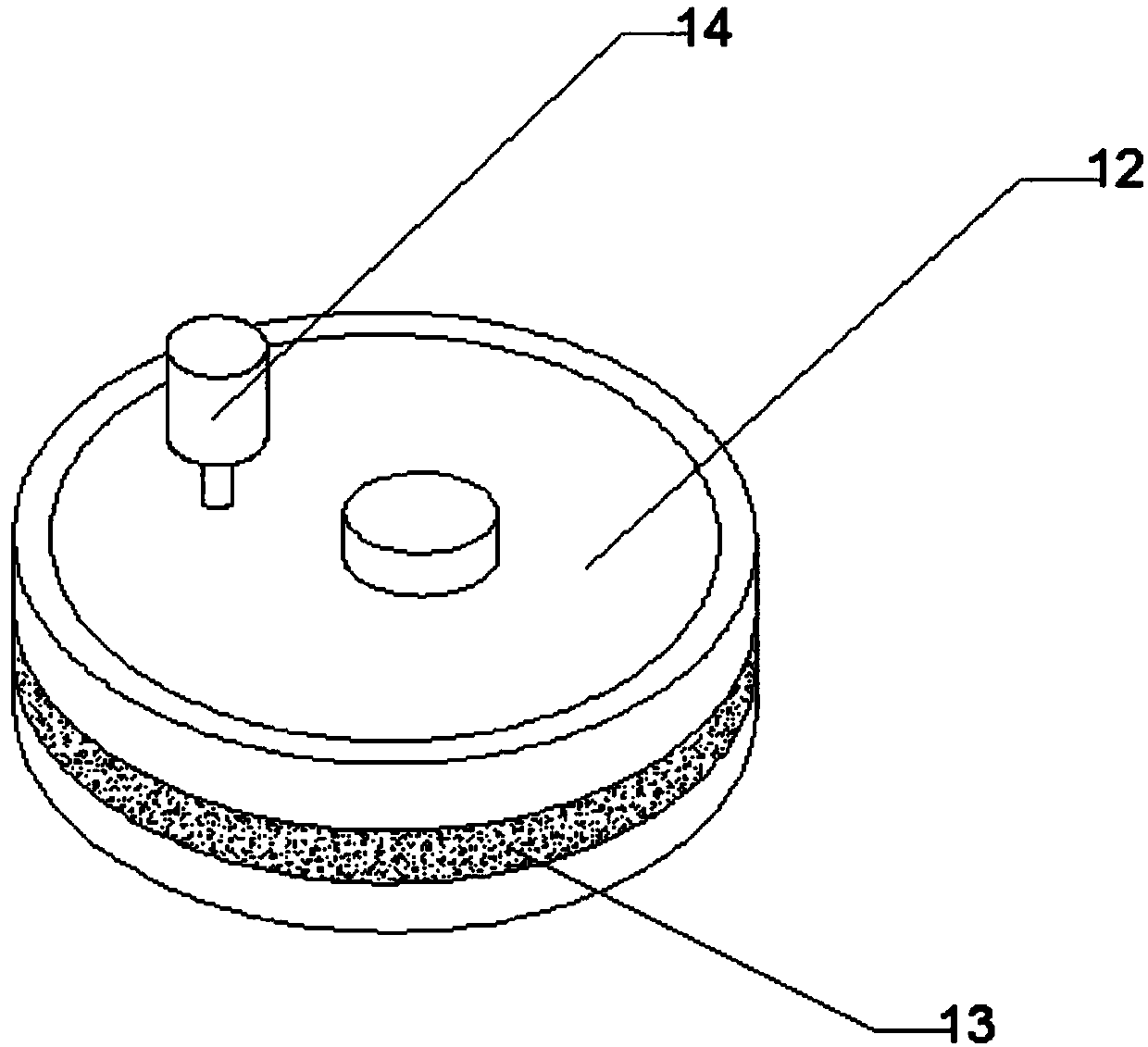 Oil pipe sealing test table and application method thereof