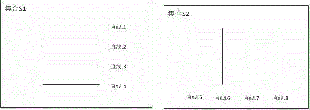 Grid feature point extraction method based on fast line extraction