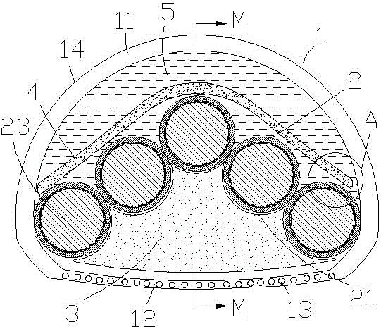 A cable with anti-pressure function