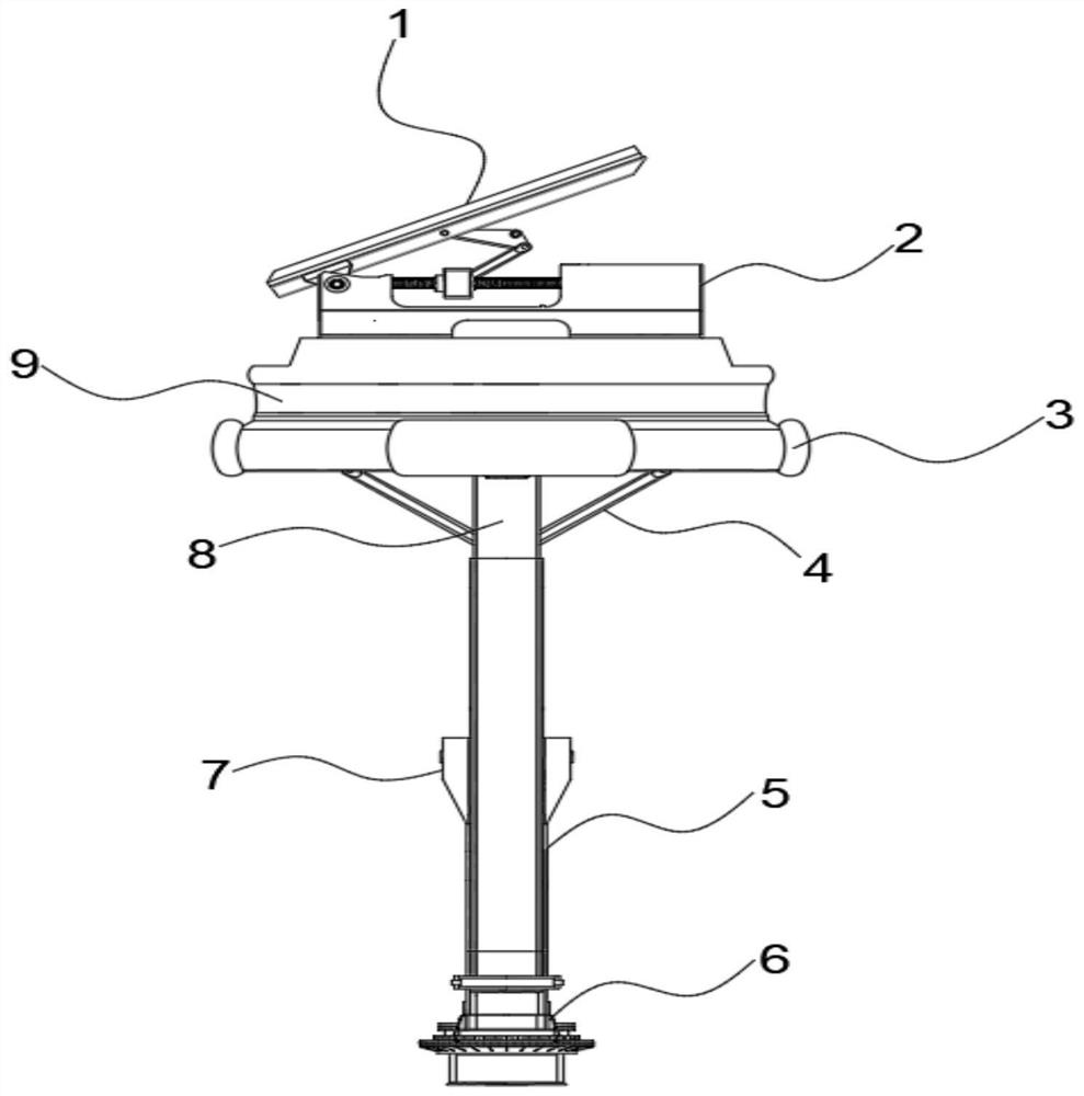 Water surface photovoltaic supporting device