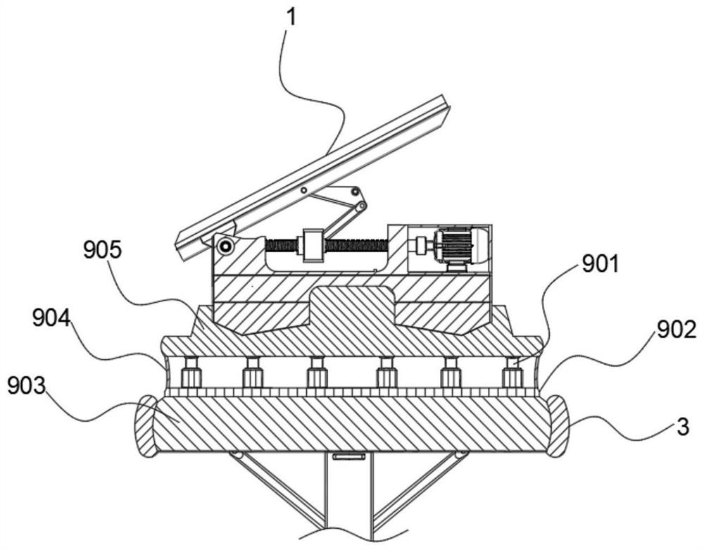 Water surface photovoltaic supporting device