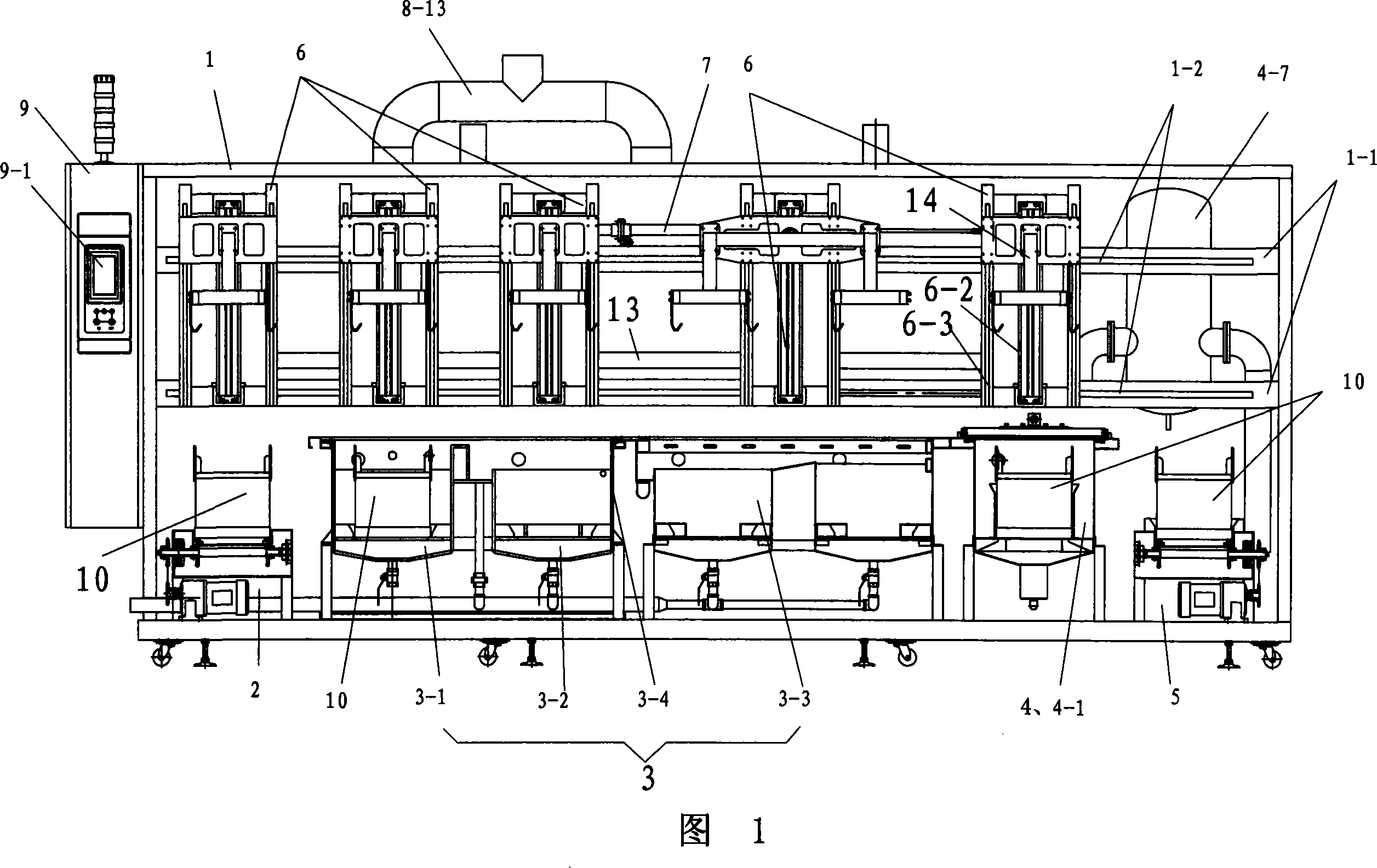 Capacitor cleaning drying apparatus and cleaning drying method