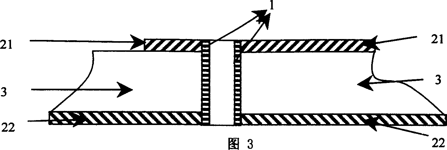 Wave-guide integrated on substrate-electronic band gap band pass filter