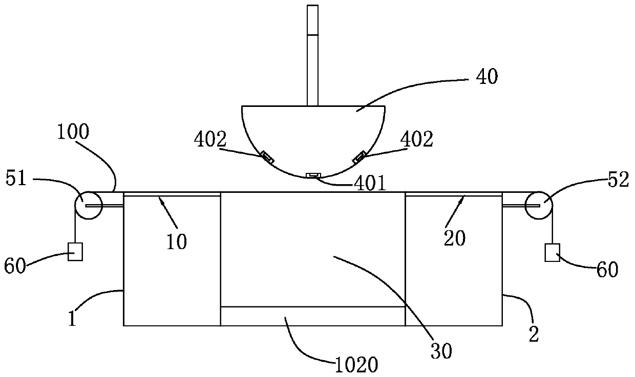 Fabric softness testing device and fabric softness testing method