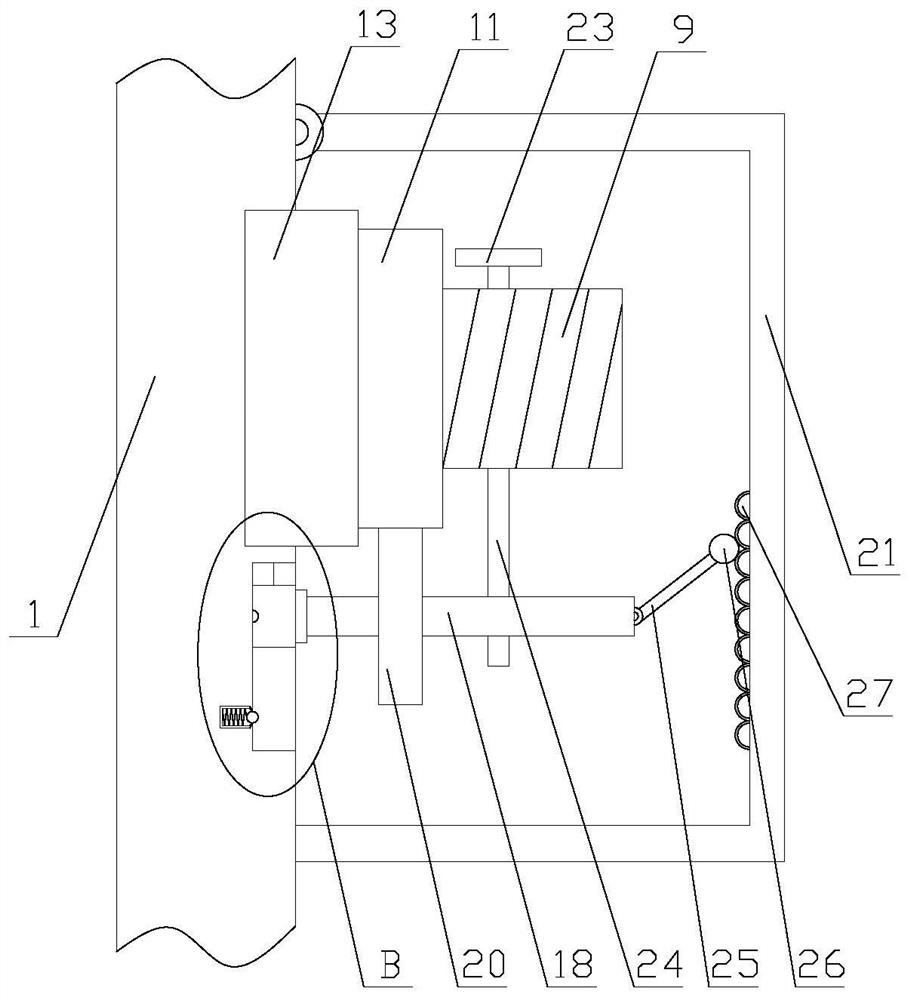 Drill bit connecting device for oil exploitation