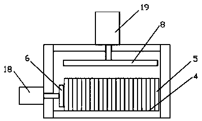 Wood board end leveling device and working method thereof