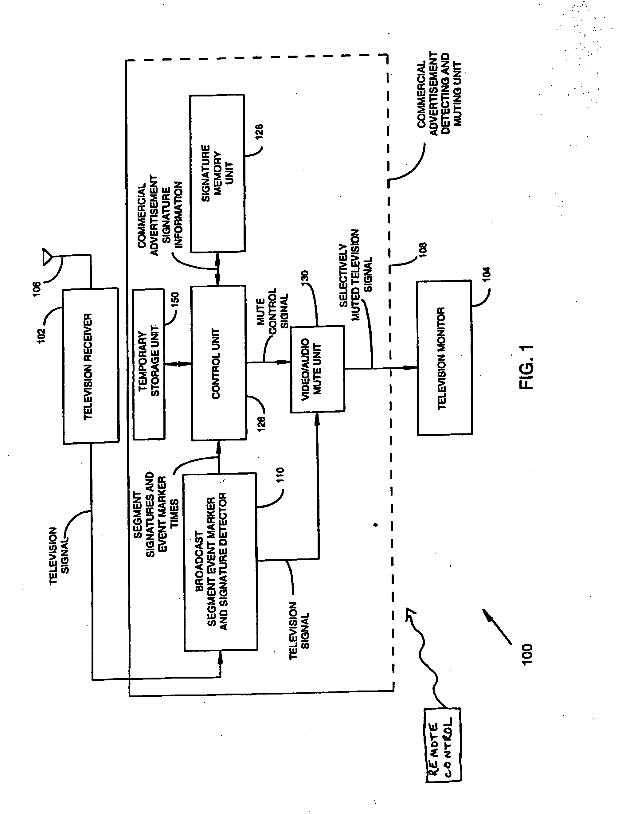 Method and apparatus for selectively altering a televised video signal in real-time