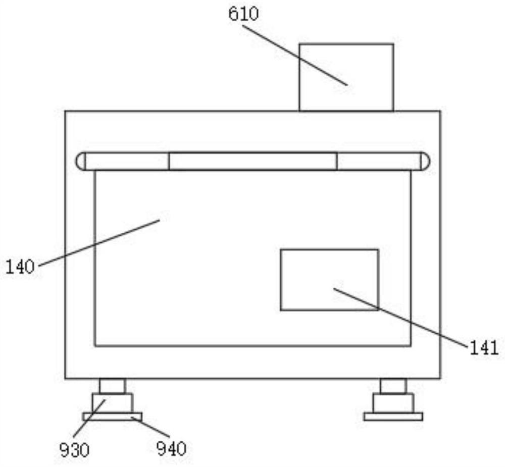 Conveying device for PVC glove production