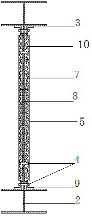 Profiled steel plate concrete reinforcing steel plate energy dissipation wall