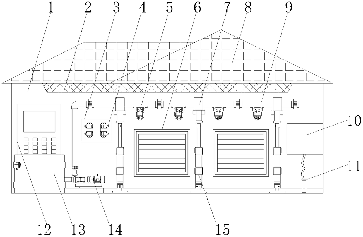 Agricultural environment detecting device and system based on Internet of things