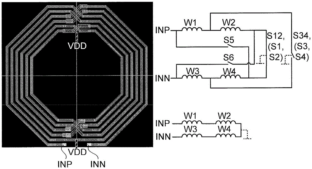 Tunable inductor arrangement, transceiver, method and computer program