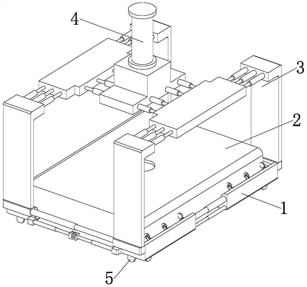 A finished product stacker for producing solid honeycomb cores