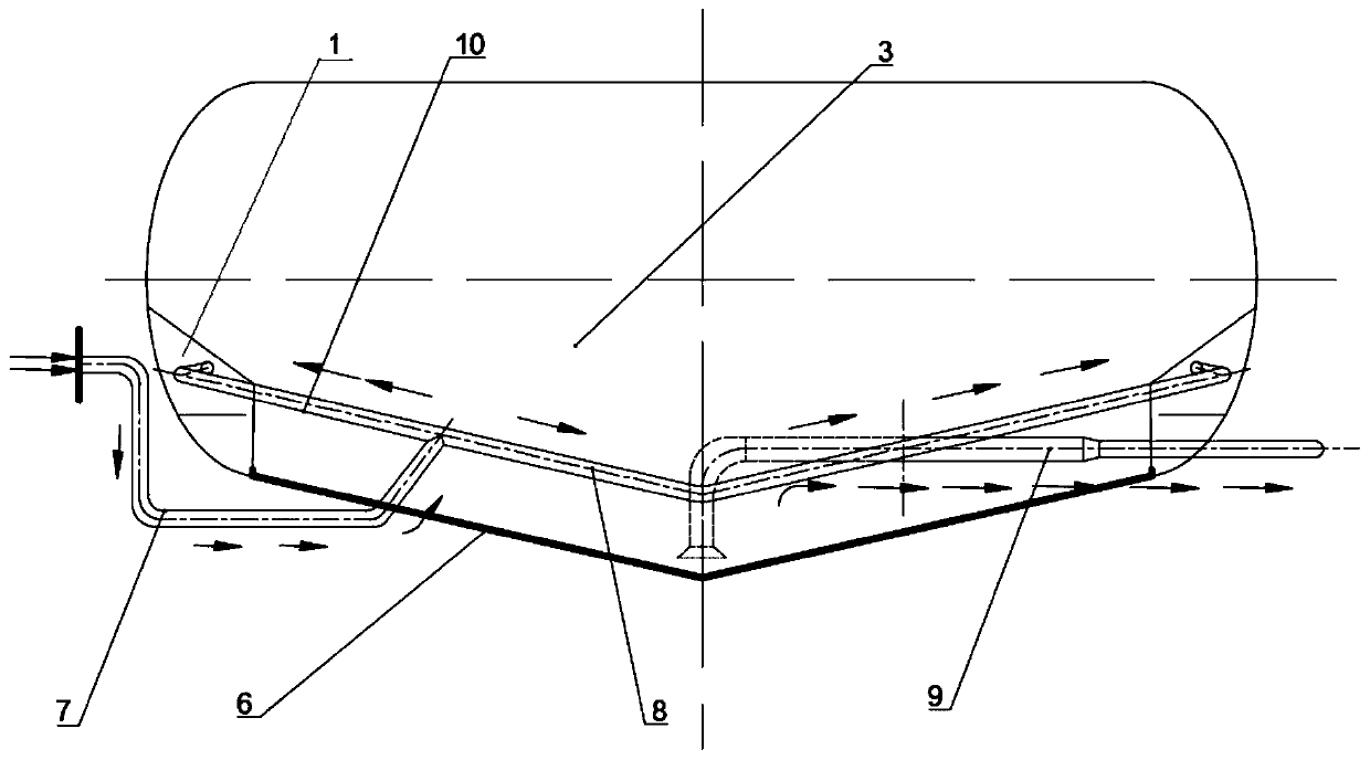 Improved fluidized bed and powder tank truck using improved fluidized bed