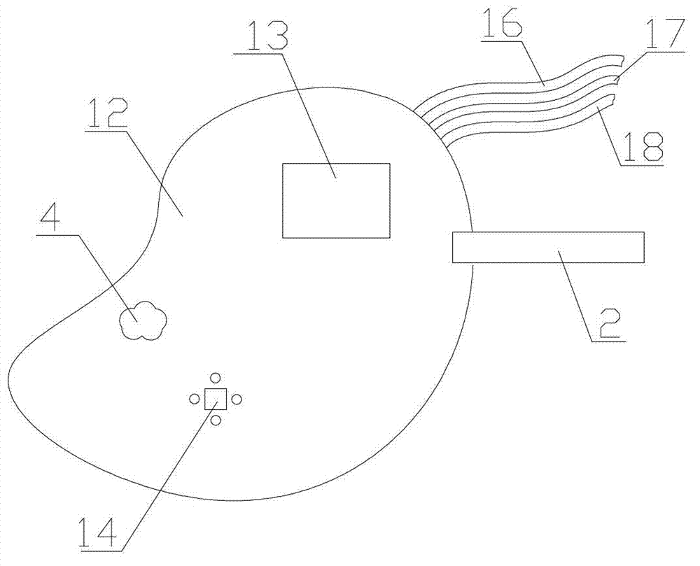 Fixed type floating body underwater house system and distribution combination method thereof