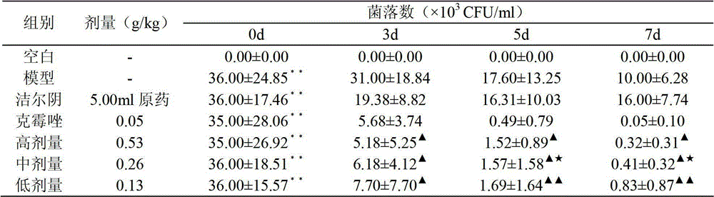 Application of patchouli oil in preparation of medicines used for treating colpitis