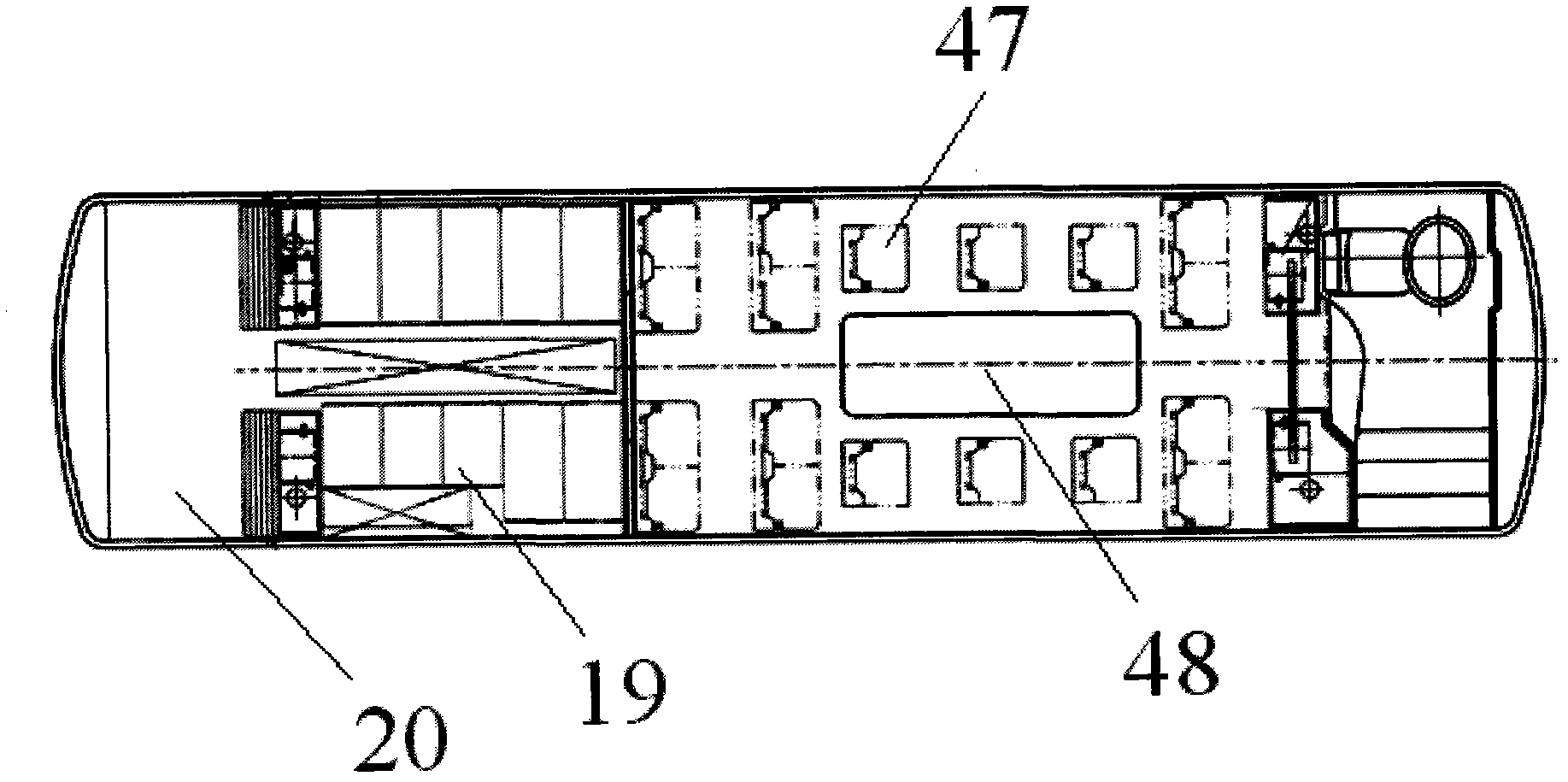 Medical service command house trailer