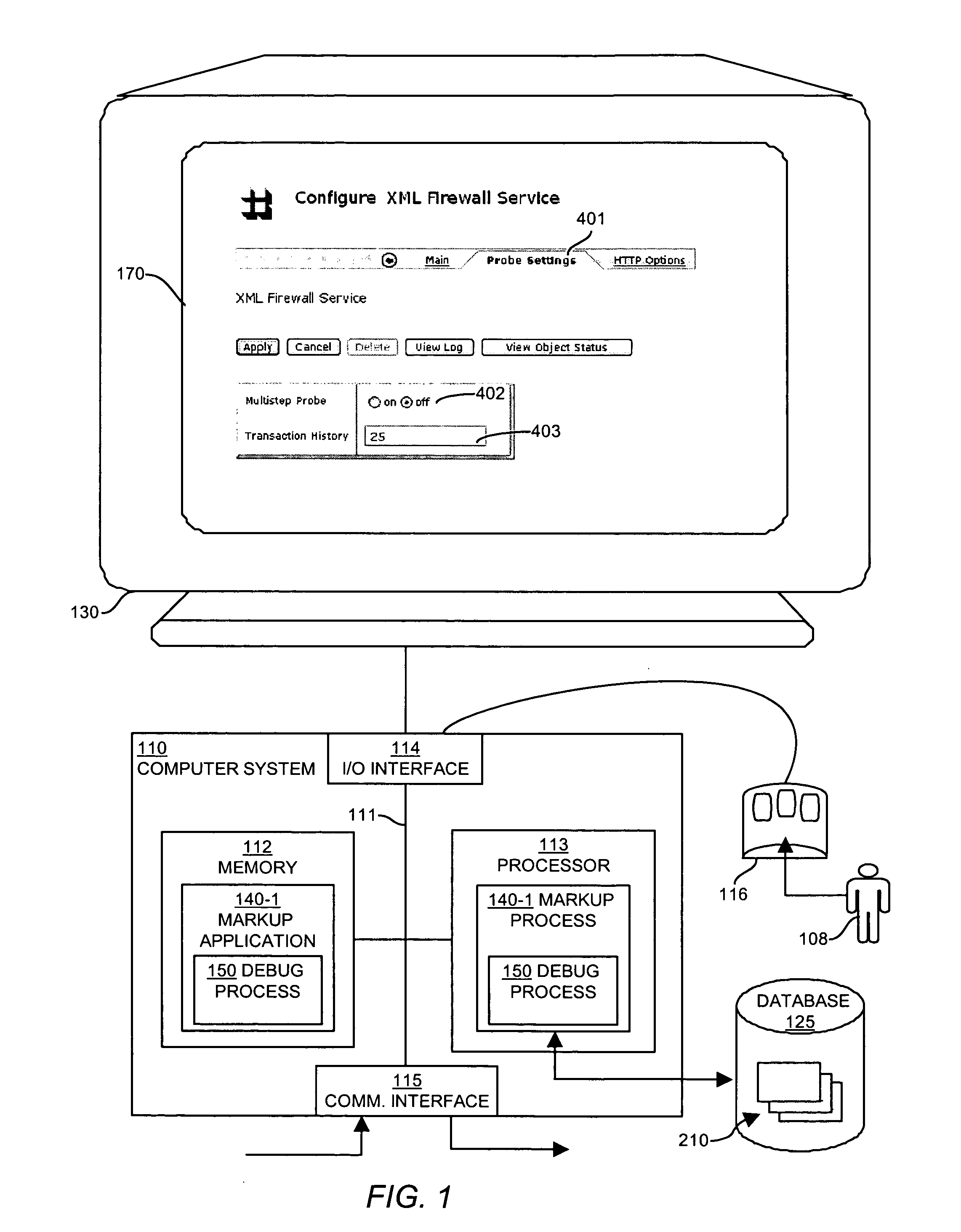 System, methods and apparatus for markup language debugging