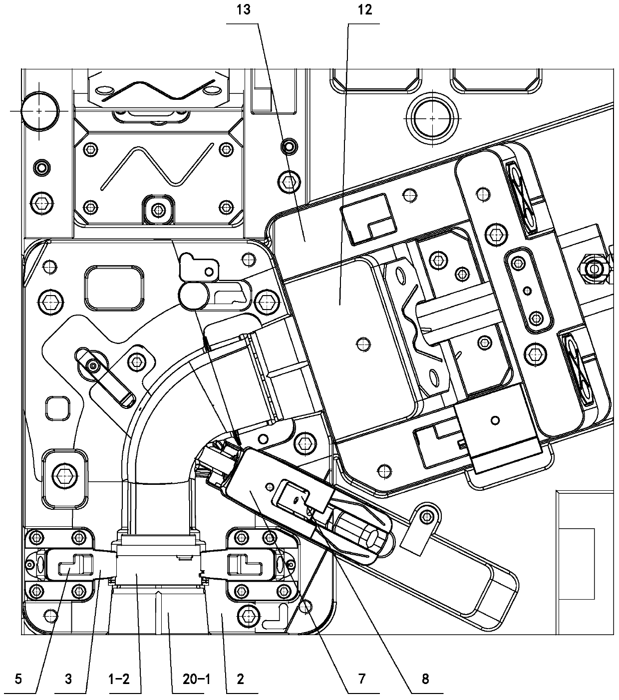 Automatic ejection mechanism for arc products