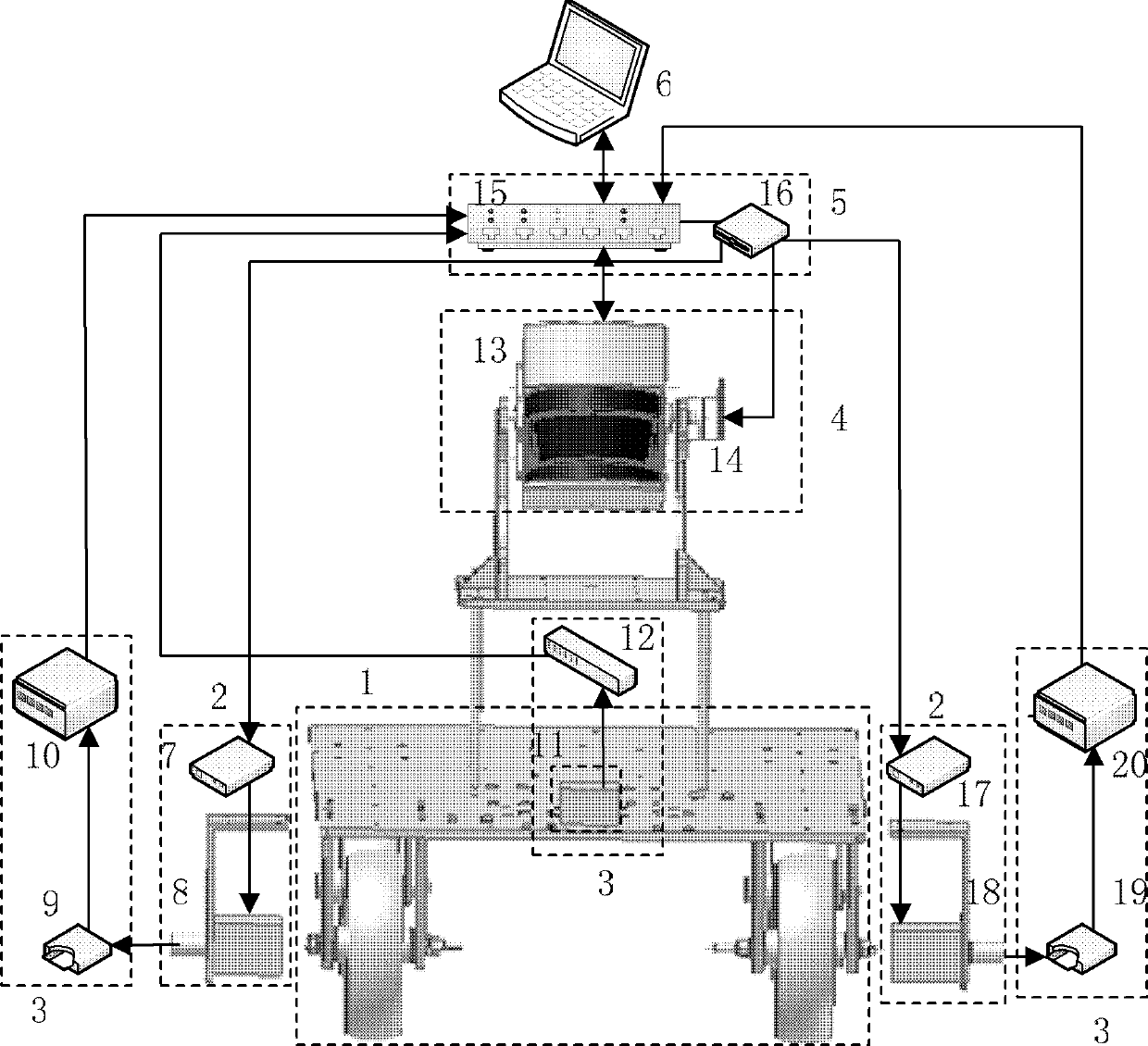 Vehicle-mounted mobile mapping device