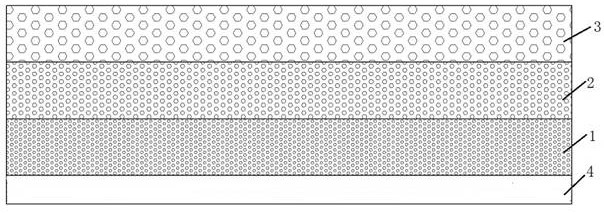 A layered gradient porous material sweat cooling structure and aircraft