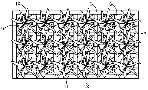 Assembled aquatic plant planting device