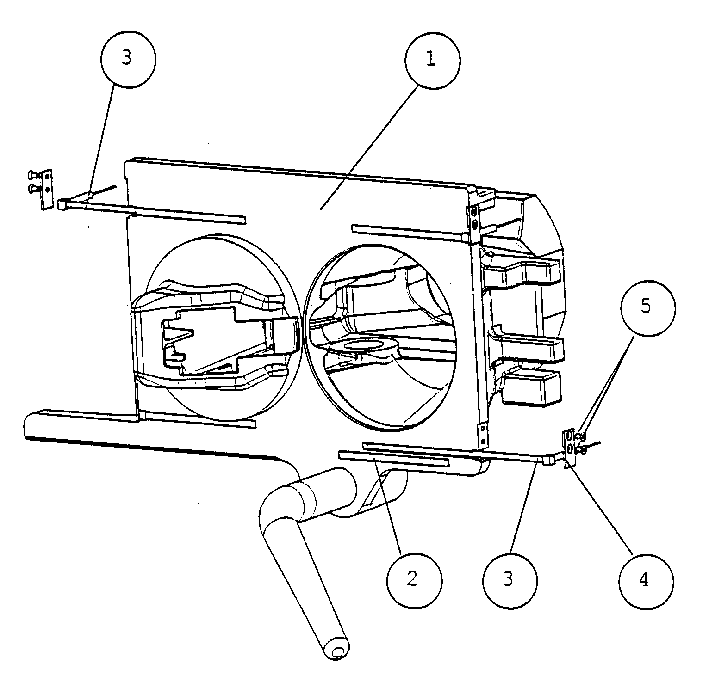 Electric heater of vehicle hook of middle buffer vehicle hook