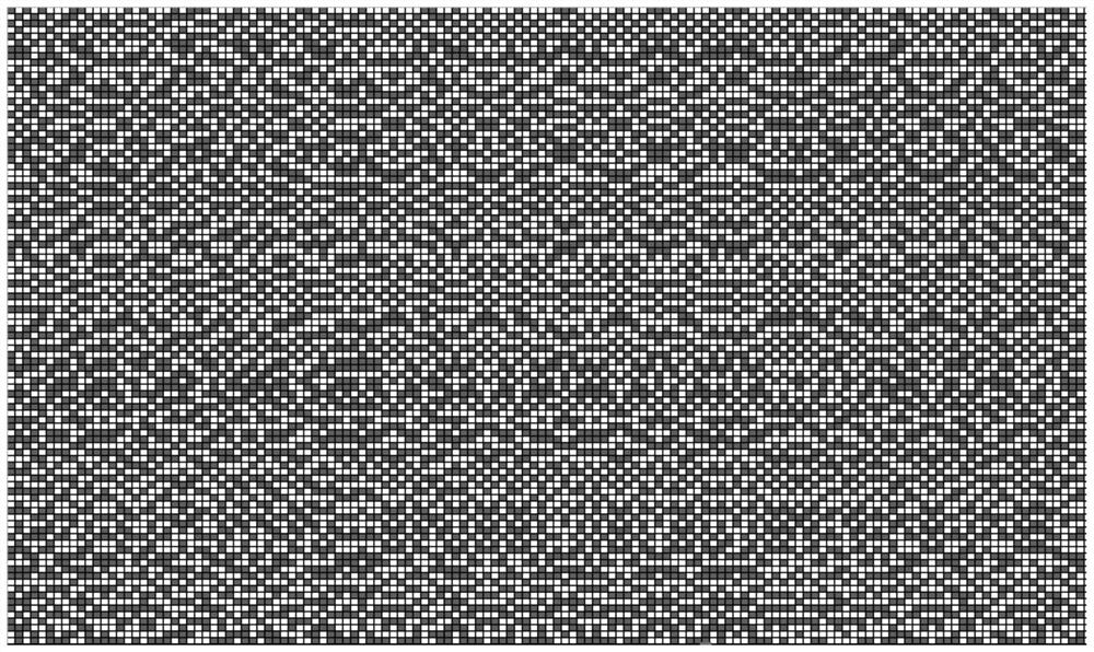 Weaving process of slightly-elastic crape