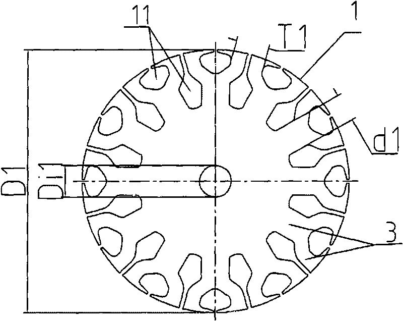 12-pole external-rotor capacitor-run asynchronous motor