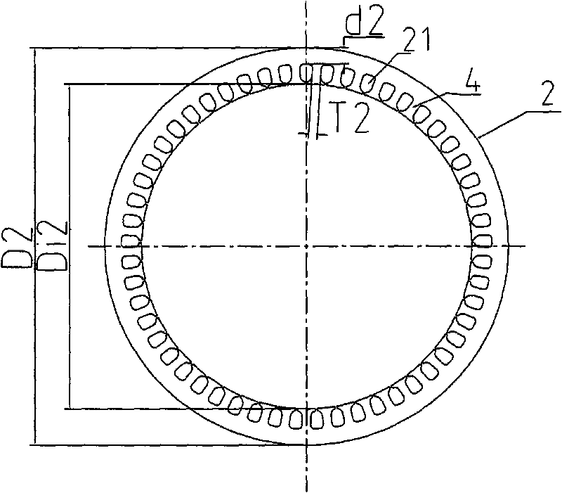 12-pole external-rotor capacitor-run asynchronous motor