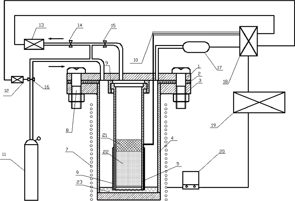 Device and method for measuring infiltration characteristic of vacuum air-pressure infiltration method