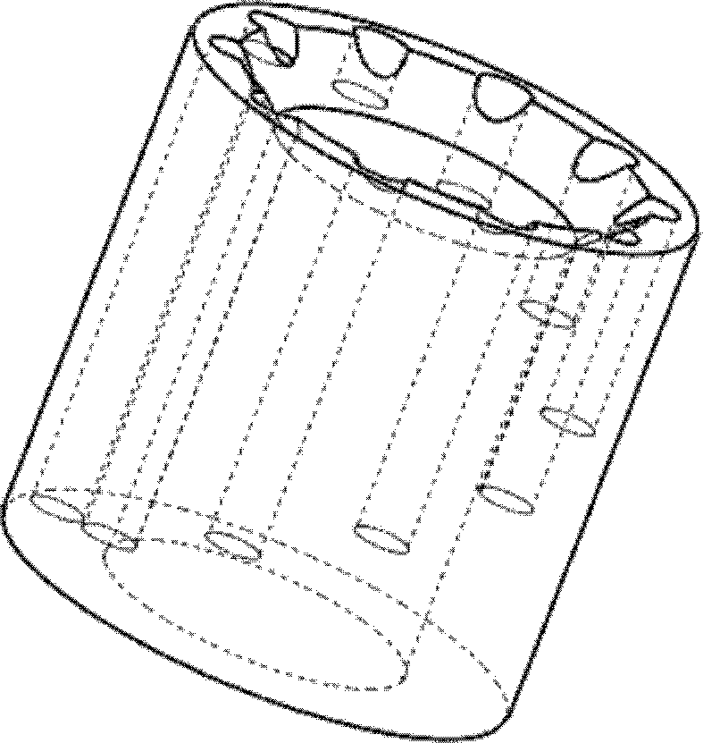 Device and method for measuring infiltration characteristic of vacuum air-pressure infiltration method