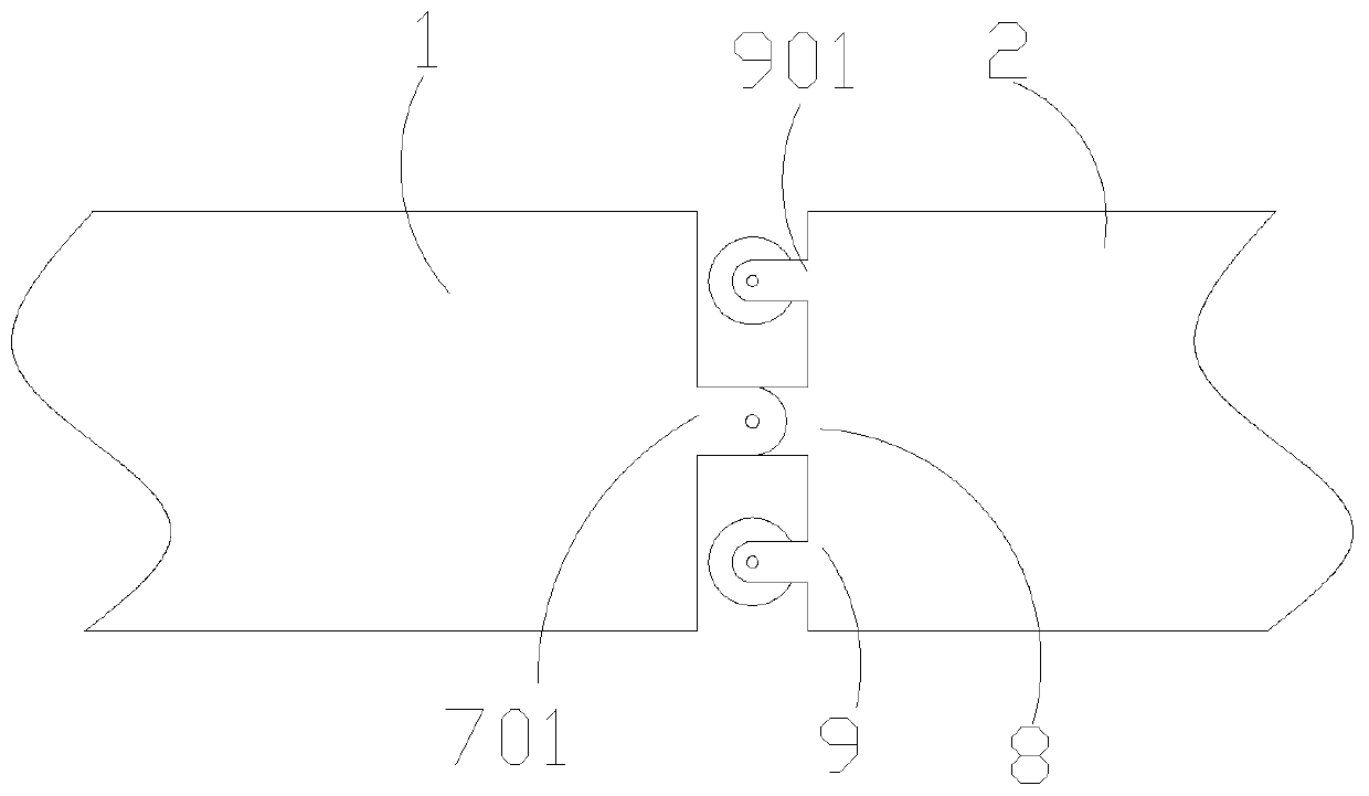 Connecting structure of straddle-type monorail vehicle body and bogies and straddle-type monorail vehicle