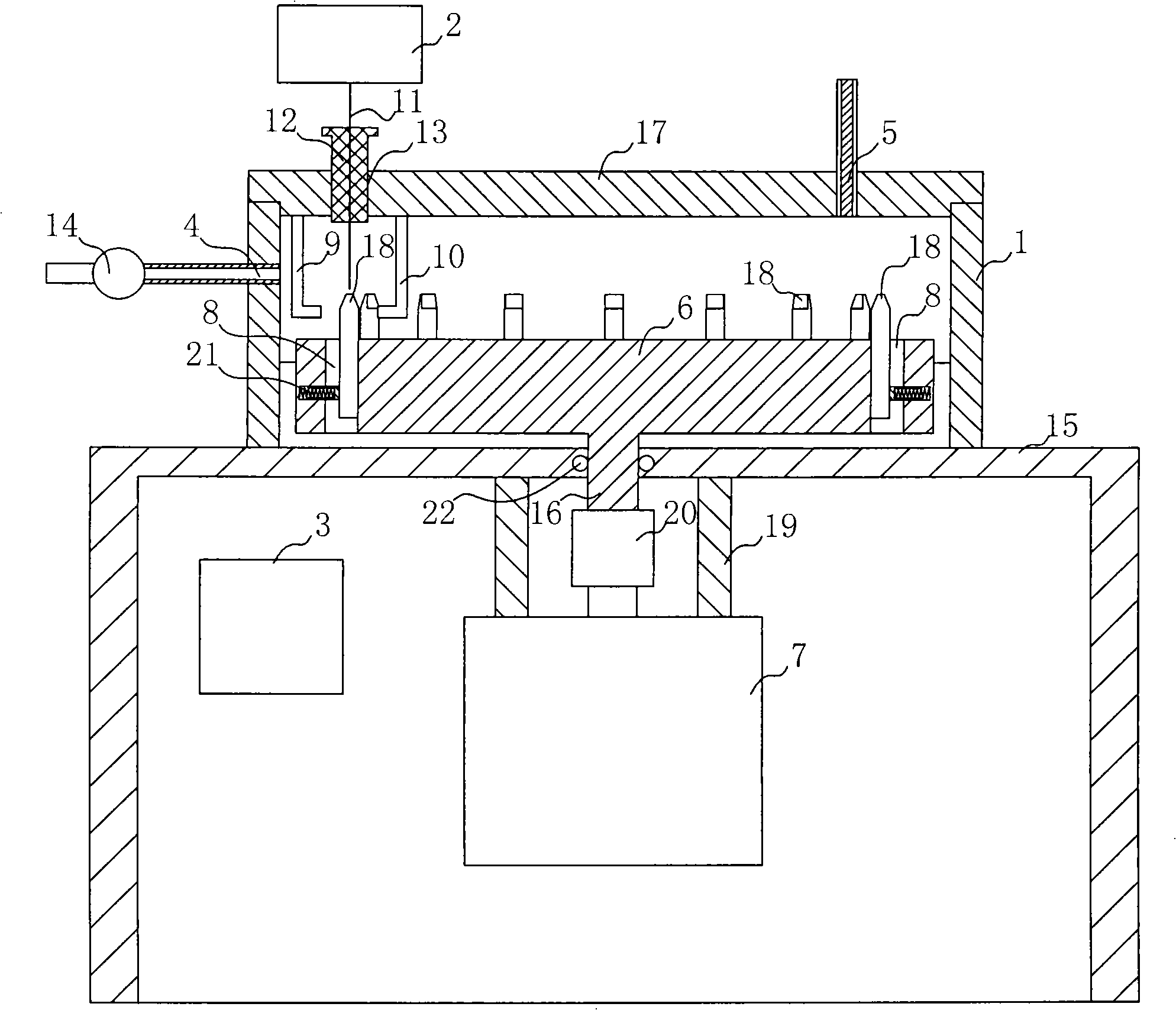 Automatic welding machine of gold sample tube