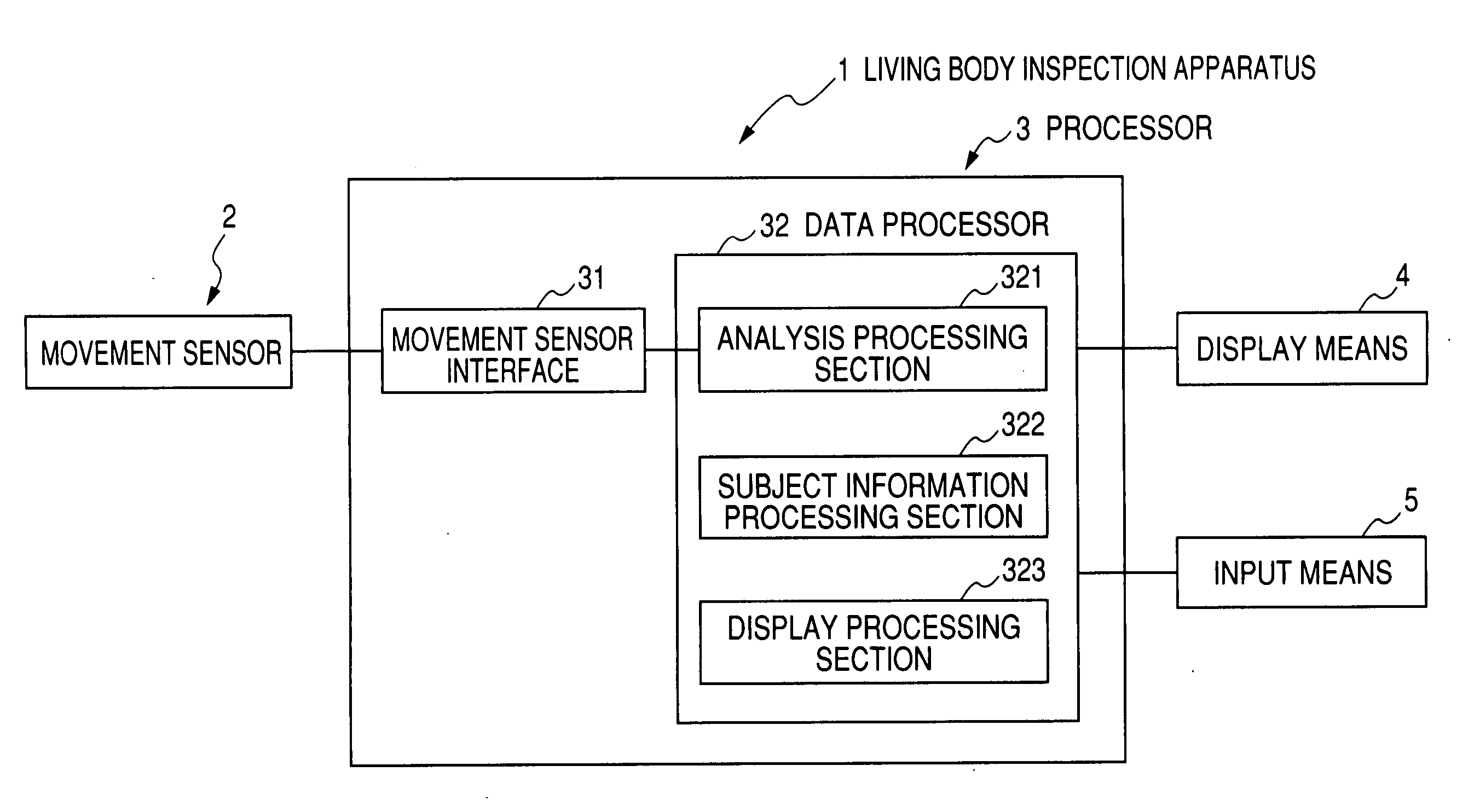 Living body inspection apparatus