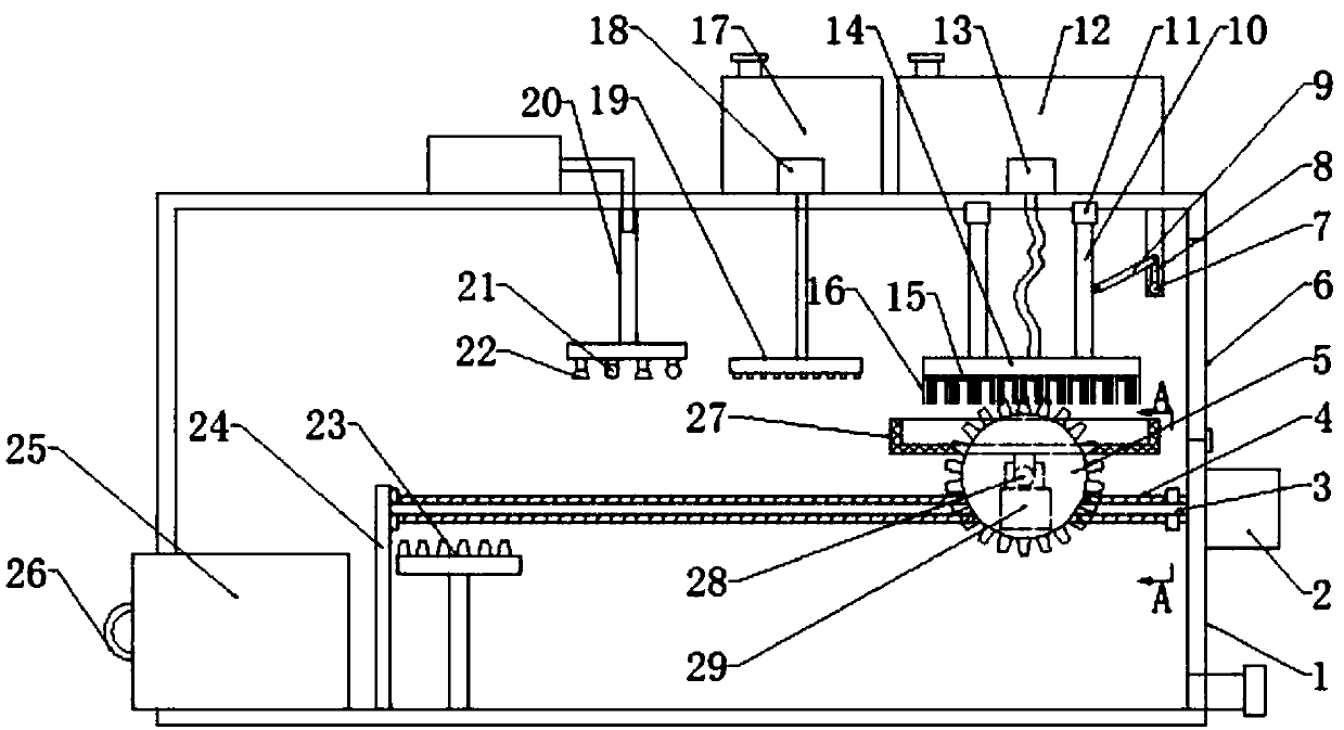 Medical instrument sterilization, cleaning and drying integral equipment