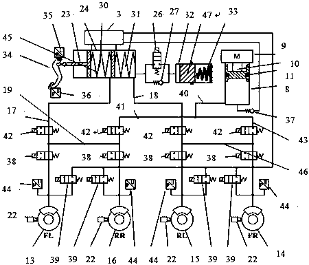 Integrated electric servo brake system for vehicle